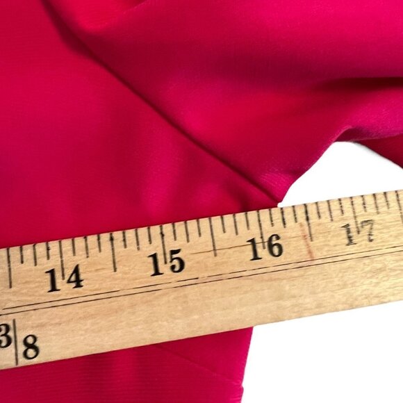 Sergio Hudson Barbie Pink Balloon Sleeve‎ Sheath Pencil Dress Size XS - Picture 5 of 7